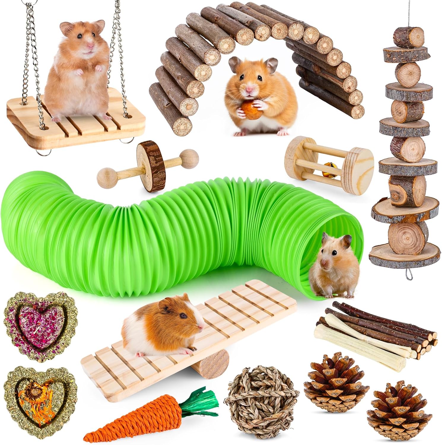Hamster Toys, Bedding & Food